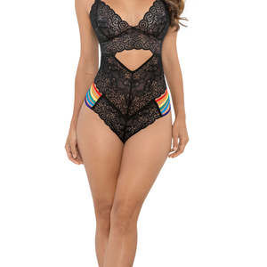 Pride Teddy W/Black Lace